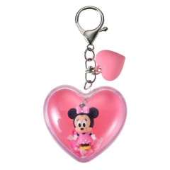 Japan Disney Store Shaka Shaka Keychain - Minnie : Heart Capsule Style