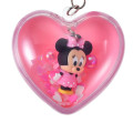 Japan Disney Store Shaka Shaka Keychain - Minnie : Heart Capsule Style - 5