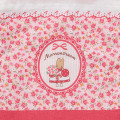 Japan Sanrio Frill Drawstring Bag - Marron Cream : Rose Pink - 3