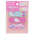 Japan Sanrio Nail File Shiner Set - Hello Kitty : Band-Aid Style Blue Pink - 1