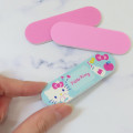 Japan Sanrio Nail File Shiner Set - Hello Kitty : Band-Aid Style Blue Pink - 2