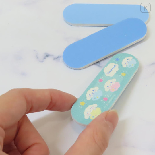 Japan Sanrio Nail File Shiner Set - Cinnamoroll : Band-Aid Style - 2