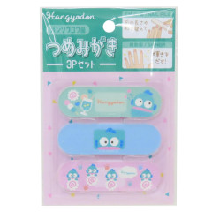 Japan Sanrio Nail File Shiner Set - Hangyodon : Band-Aid Style