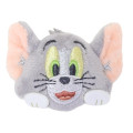 Japan Tom and Jerry Plush Magnet - Tom : Face Smile - 1