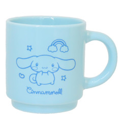 Japan Sanrio Ceramic Mug - Cinnamoroll : Happy Drawing