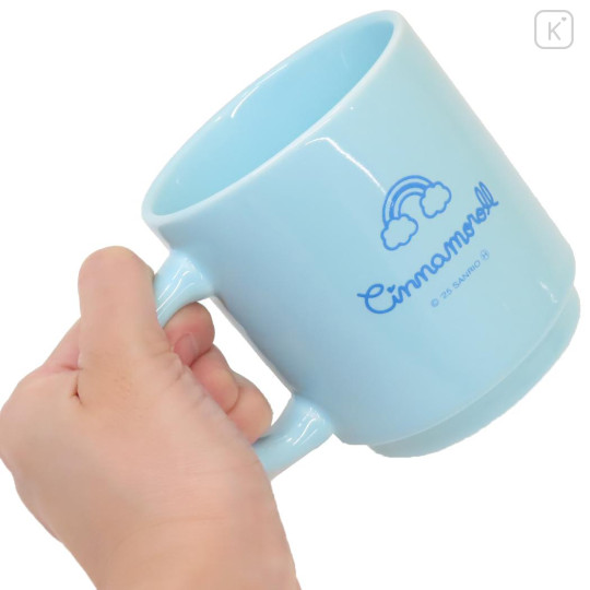 Japan Sanrio Ceramic Mug - Cinnamoroll : Happy Drawing - 2