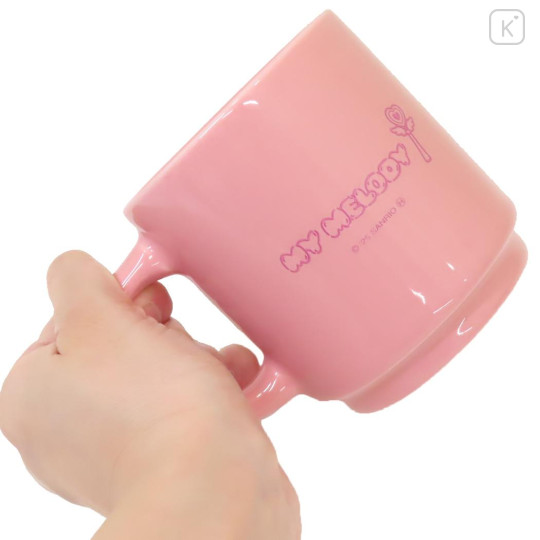 Japan Sanrio Ceramic Mug - My Melody : Happy Drawing - 2
