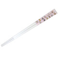 Japan San-X Clear Chopsticks 18cm - Nyan Nyan Nyanko : Pink - 1
