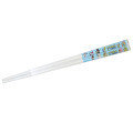 Japan San-X Clear Chopsticks 18cm - Afro Ken : Blue - 1