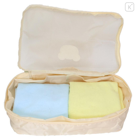 Japan San-X Clothing Compression Bag - Rilakkuma : Face Light Orange - 3