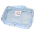 Japan San-X Clothing Compression Bag - Kiiroitori & Rilakkuma : Face Light Blue - 1