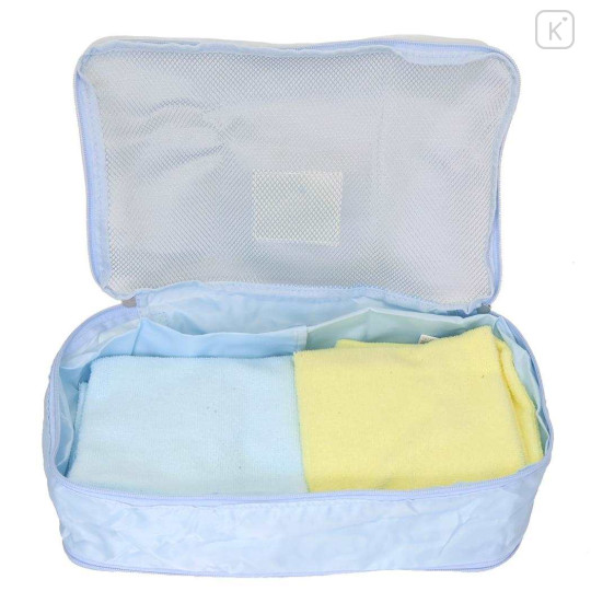Japan San-X Clothing Compression Bag - Kiiroitori & Rilakkuma : Face Light Blue - 3