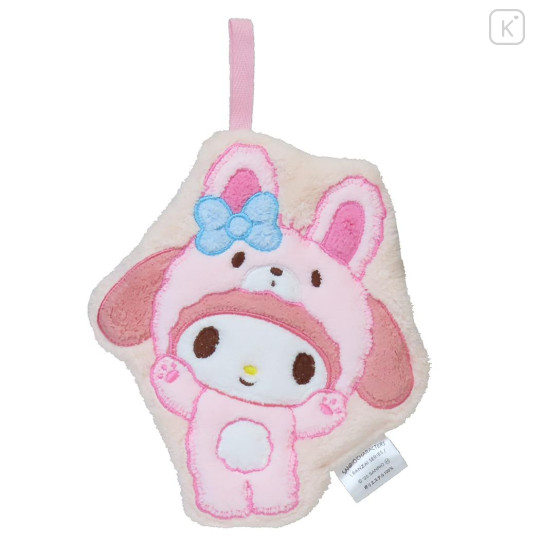 Japan Sanrio Hand Towel with Loop - My Melody : Cheers Banzai Series Rabbit - 1