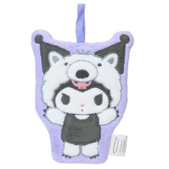 Japan Sanrio Hand Towel with Loop - Kuromi : Cheers Banzai Series Anteater