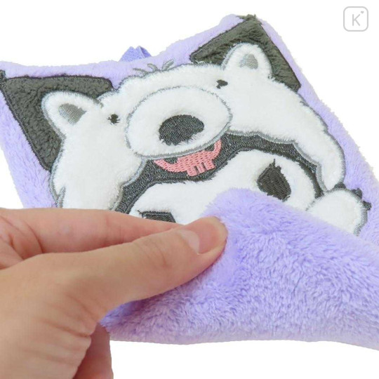 Japan Sanrio Hand Towel with Loop - Kuromi : Cheers Banzai Series Anteater - 3