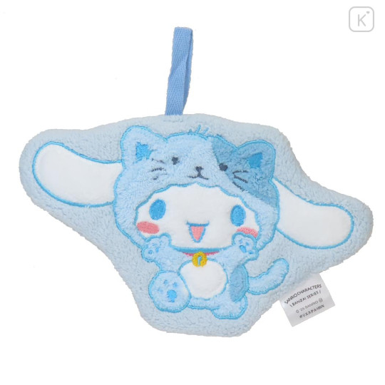Japan Sanrio Hand Towel with Loop - Cinnamoroll : Cheers Banzai Series Cat - 1