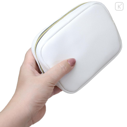 Japan Miffy Square Pouch - Miffy : Large Motif Face White - 2