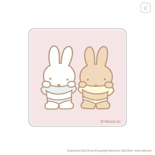 Japan Miffy Acrylic Coaster - Miffy : Melanie - 1