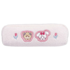 Japan Mikko Illustrations Fluffy Long Pouch - Pink