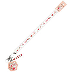 Japan Mikko Illustrations Mascot Neck Strap - Apple