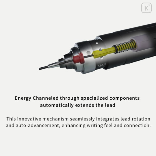 Japan Uni Kuru Toga Dive Mechanical Pencil - 0.5mm Dense Green - 7