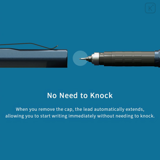 Japan Uni Kuru Toga Dive Mechanical Pencil - 0.5mm Dense Green - 8