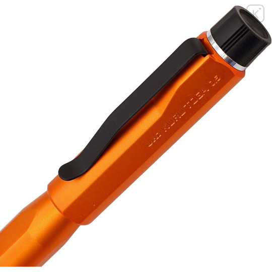Japan Uni Kuru Toga Dive Mechanical Pencil - 0.5mm Twilight Orange - 3