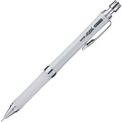 Japan Uni Alpha Gel Slim Firm Grip Mechanical Pencil - 0.5mm White