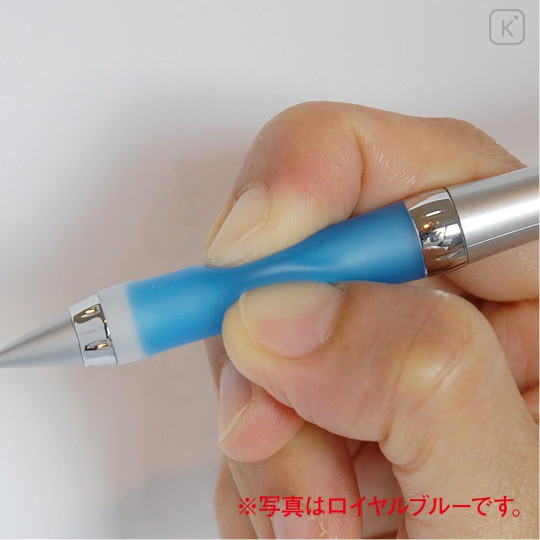 Japan Uni Alpha Gel Slim Soft Grip Mechanical Pencil - 0.5mm White - 4