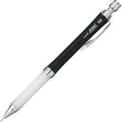 Japan Uni Alpha Gel Slim Soft Grip Mechanical Pencil - 0.5mm Pure Black
