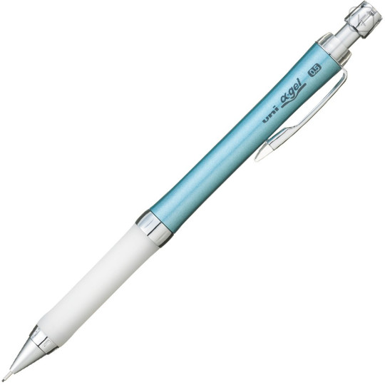 Japan Uni Alpha Gel Slim Soft Grip Mechanical Pencil - 0.5mm Turquoise - 1