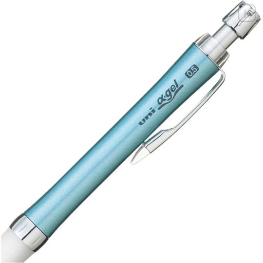 Japan Uni Alpha Gel Slim Soft Grip Mechanical Pencil - 0.5mm Turquoise - 4