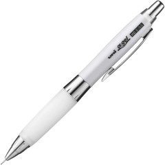 Japan Uni Alpha Gel Shaka Shaker Firm Grip Mechanical Pencil - 0.5mm White