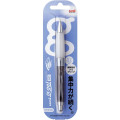 Japan Uni Alpha Gel Shaka Shaker Slightly Firm Grip Mechanical Pencil - 0.5mm Chrome Black - 2