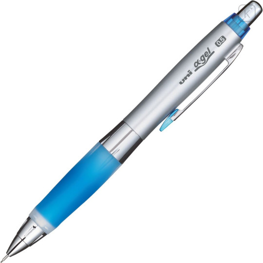Japan Uni Alpha Gel Shaka Shaker Soft Grip Mechanical Pencil - 0.5mm Royal Blue - 1