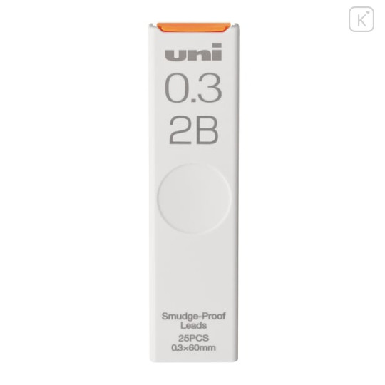 Japan Uni Smudge Proof Leads - 0.3mm 2B - 1