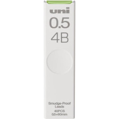 Japan Uni Smudge Proof Leads - 0.5mm 4B