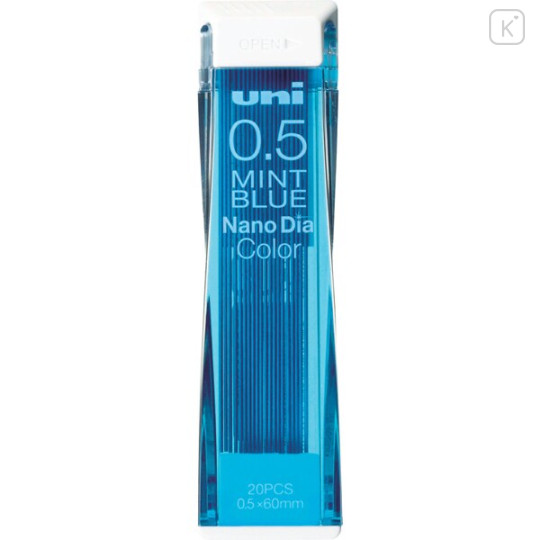 Japan Uni Nano Dia Color Core Erasable Leads - 0.5mm Mint Blue - 1