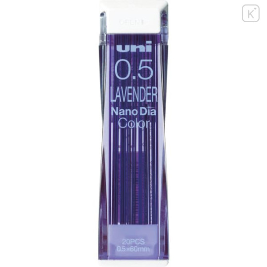 Japan Uni Nano Dia Color Core Erasable Leads - 0.5mm Lavender - 1