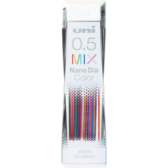 Japan Uni Nano Dia Color Core Erasable Leads - 0.5mm Mix