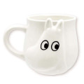Japan Moomin Die-cut Face Mug - Moomintroll - 1
