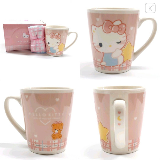 Japan Sanrio Mug & Mini Towel Box Set - Hello Kitty : Sweet Dream - 2