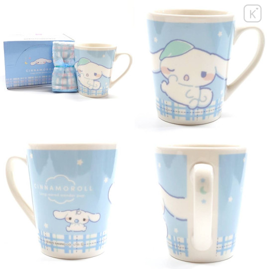 Japan Sanrio Mug & Mini Towel Box Set - Cinnamoroll : Sweet Dream - 2