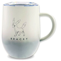 Japan Pokemon Stainless Steel Mug with Lid - Umbreon : Eevee Evolution Gradient