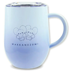 Japan Pokemon Stainless Steel Mug with Lid - Tandemaus : Gradient Blue