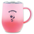 Japan The Powerpuff Girls Stainless Steel Mug with Lid - Blossom Gradient Pink - 1