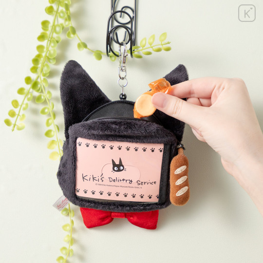 Japan Ghibli Plush Pass Case Pouch with Reel - Kiki's Delivery Service : Jiji - 2