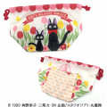Japan Ghibli Drawstring Pouch & Lunch Bag - Kiki's Delivery Service : Jiji Flower Tulip - 2