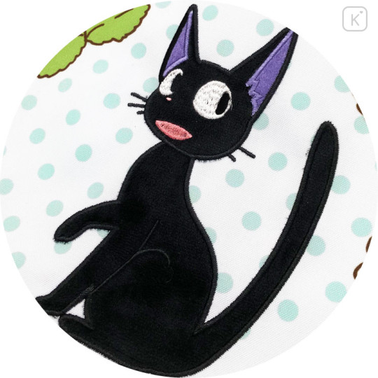 Japan Ghibli Gym Sack Knapsack Drawstring Backpack - Kiki's Delivery Service : Jiji Strawberry Wreath Light Blue - 3