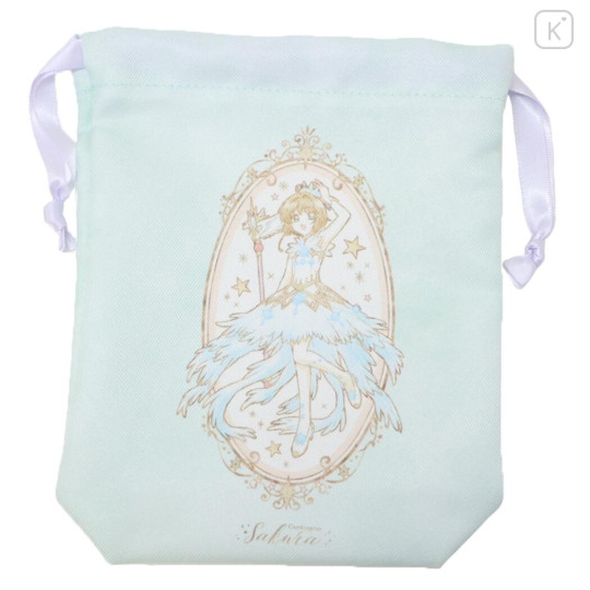 Japan Cardcaptor Sakura Drawstring Bag - Sakura Kinomoto : Mint - 1